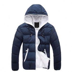 Custom Logo Front Men Streetwear Thick Winter <b>Warm</b> <b>Waterproof</b> Puffer <b>Jacket</b> - Product Image 3