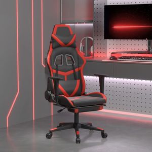 Chaise de jeu noire et rouge - Product Image 1