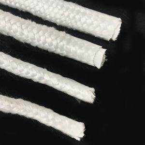 Cordon en fibre de verre tressé carré de 10 mm (5/8 pouce) pour l'étanchéité, flexible, blanc, résistant à la chaleur – Offre Spéciale - Product Image 2