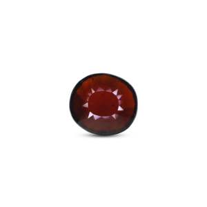 Premium 9 Carat Hessonite Gomed Oval Cut Loose Gemstone for Fine Jewelry - Product Image 1