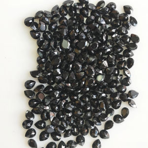 Ónix Negro Natural, Corte Pera de 5x3MM, Gema Suelta de la Mejor Calidad para Joyería, Red Mountain Gems R3BOPCT53 - Product Image 1