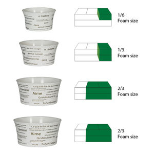 Pot de fleurs rond pour arrangement floral, jardinière moderne, plastique durable, écologique, léger, pour fleurs fraîches - Product Image 3