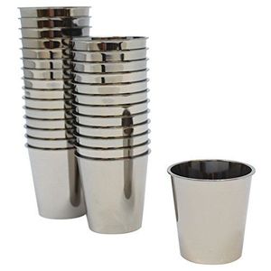 Juego de vasos de chupito de acero inoxidable de alta resistencia para bares, restaurantes, hoteles y servicio profesional de bebidas - Product Image 3