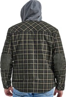 Chemise-veste en flanelle à carreaux Buffalo 100% coton épais pour homme, manches longues, automne-hiver, vêtements pour homme, chemise-veste à carreaux