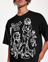 T-shirt tricoté personnalisé pour homme à col rond et manches courtes, 100 % polyester de haute qualité, style décontracté, 180 grammes, imprimé en sérigraphie unie