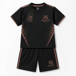 Kids performance short <b>set</b> offering comfort flexibility breathability and freedom for every movement Wholesale Price - Product Image 1