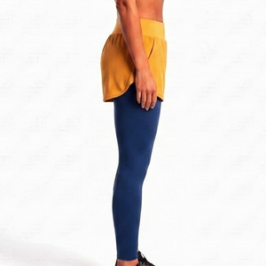 Active Lifestyle <b>Shorts</b> With <b>Leggings</b> Outdoor Sports Premium Quality Fabric Stretch Fit Elastic Waist Yoga <b>Legging</b> For <b>Women's</b> - Product Image 1