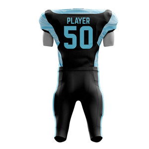 Uniforme de Fútbol Americano para Hombre Adulto ECOSPIRE SPORTS, Color Sólido, Transpirable, Ligero, Diseño Personalizado, Alta Calidad - Product Image 2