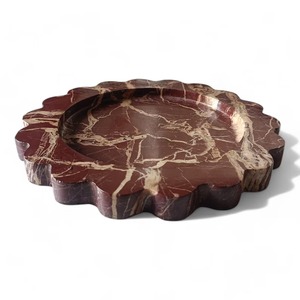 Plateau de service en résine fait main durable avec motif décoratif, personnalisable pour servir des boissons, ranger des bibelots, ajouter une touche artistique - Product Image 1