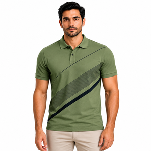 Polo Deportivo para Hombre en Gris Marino |   Camiseta Polo Deportiva Ligera que Absorbe la Humedad para Golf, Tenis, Gimnasio y Uso Casual - Product Image 6