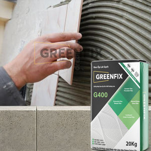 GREENFIX Adhésif pour marbre et granit haute résistance, mortier gris non tachant pour pierre naturelle, norme C2, durée de conservation de 12 mois, 20 kg - Product Image 6