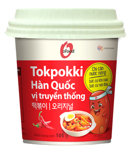 Tokpokki Instantáneo 105g - Sabor Tradicional - Tokpokki Coreano Saludable - Comida Lista Para Usar |   Producto al por mayor, OEM y minorista - Product Image 2