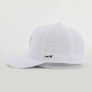 Gorra de Béisbol Blanca Premium de 6 Paneles, Gorra Deportiva de Algodón Transpirable, Impermeable, Ajustable, con Visera Curva, Protección Solar para Exteriores, Casual - Product Image 4