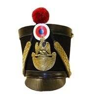 Fabricante de Pakistán, Mejores Sombreros Shako Napoleónicos Franceses con Diseño de Logotipo Personalizado, Reproducción de Sombreros Napoleónicos Franceses