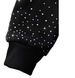 เสื้อฮู้ดดี้ผู้ชายสไตล์วินเทจ ระบายอากาศได้ดี ผ้าฝ้ายถัก 100% พิมพ์ลายสกรีนและประดับคริสตัล ล้างสีแบบแอซิดวอช สำหรับฤดูหนาว - Product Image 6