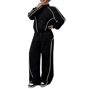 Survêtements en nylon de haute qualité pour femmes, légers, survêtements en polyester personnalisés de haute qualité pour femmes, survêtement en nylon en gros 2026 - Product Image 1