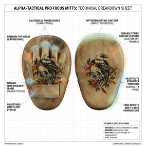 Guantes de Boxeo y Artes Marciales de Cuero con Diseño Personalizado OEM Estilo Vintage, Almohadillas Curvas para Entrenamiento y Sparring - Product Image 2