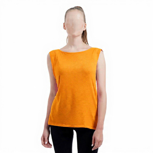 Última novedad en camisetas sin mangas para mujer, camiseta deportiva con espalda cruzada, ligera, transpirable, de secado rápido, para yoga, gimnasio, correr, camiseta deportiva - Product Image 4
