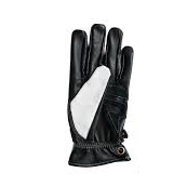 Gants de sécurité en cuir noir et blanc, usage général, poignet réglable, texture lisse - Product Image 2