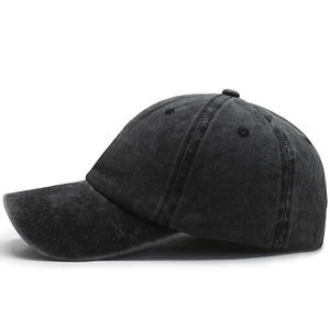Gorras de Béisbol de Algodón Desgastado con Visera Curva Sin Estructura, Estilo Vintage, Unisex, con Logotipo Personalizado, para Venta al por Mayor - Product Image 2