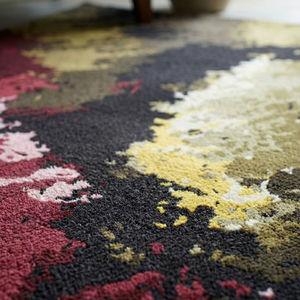 Alfombra Moderna Antideslizante Extra Gruesa de Lana/Algodón Mezclado, Hecha a Mano, para Decoración de Interiores de Hogar u Oficina - Product Image 1