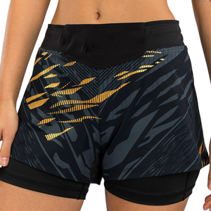Ensemble de 2 shorts de combat MMA personnalisés pour femmes, séchage rapide, haute élasticité, impression personnalisée, shorts de sport pour filles - Product Image 4