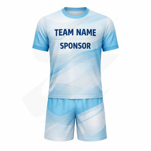 เสื้อฟุตบอลแบบกำหนดเอง ชุดฟุตบอล โพลีเอสเตอร์ตาข่าย พิมพ์ลายแบบระเหิดด้วยความร้อน โรงงาน OEM ขายส่ง - Product Image 6