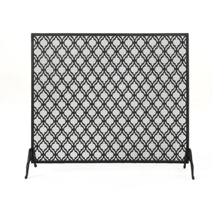Malla Metálica Decorativa Arabescada para Chimenea, Protector de Chispas Independiente, Cubierta Protectora de Malla Resistente para Hogar - Product Image 3