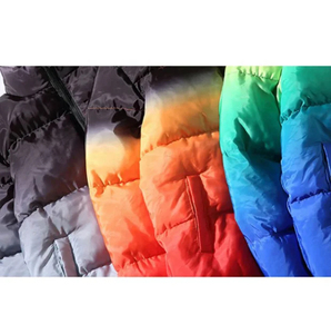 Veste matelassée coupe-vent en duvet de canard et d'oie 100 % nylon, sur mesure, grande taille, avec fermeture éclair - Product Image 6