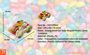 Kwang Hsieh Vente chaude Mini conteneur à bonbons en plastique de style automobile - Product Image 5