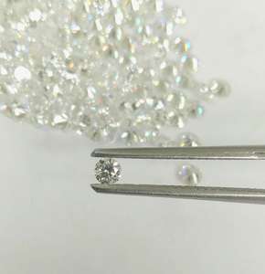 Diamantes sueltos de 0.80 mm a 3 mm, corte redondo, cultivados en laboratorio, CVD, hechos a mano, para anillos, pendientes y pulseras de la India, para la fabricación de joyas. - Product Image 3