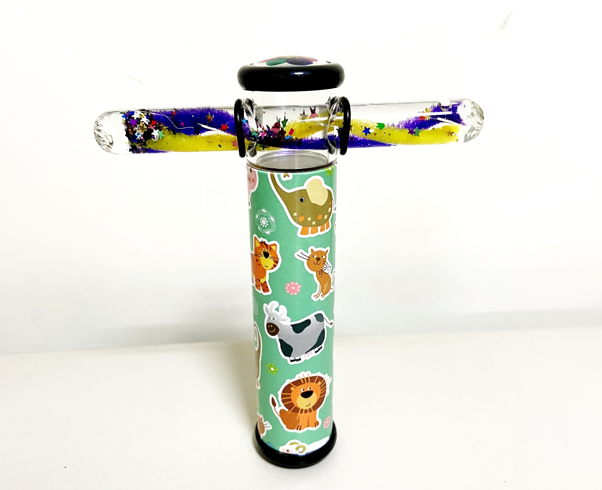 Customizable Paper Glitter Wand Kaleidoscope Gift and Craft Educational Novelty