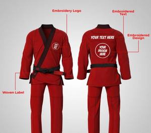 Uniforme de Jiu Jitsu Brasileño Premium 100% Algodón, Ropa de Entrenamiento de Artes Marciales, Ligero, Duradero, Transpirable, de Secado Rápido, BJJ - Product Image 2