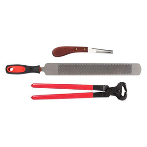 3pcs Professional Metal Horse Hoof Trimming Shears Heavy Duty Equine Farrier Hoof Nipper <b>Cutter</b> Ergonomic Handle Knife - Product Image 2