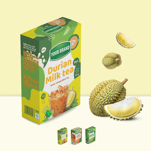 Durian aux fruits en poudre boisson aromatisée aromatique thé de marque privée préparation rapide emballage en poudre de thé à prix compétitif - Product Image 1