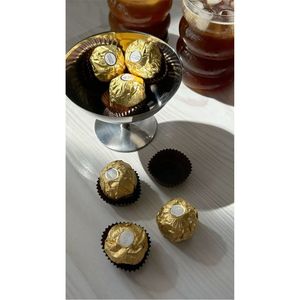Cuenco Doble de Metal de Lujo Hecho a Mano con Soporte en Forma de Rama, Bandeja Decorativa Dorada para Servir Dulces, para Hoteles y Restaurantes - Product Image 2