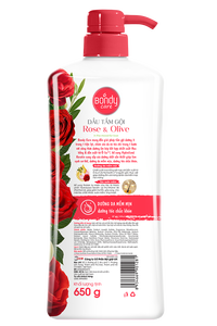 Bondy Care Rose & Olive Shampooing et Gel Douche 3-en-1 Liquide Rafraîchissant Hydratant - Product Image 3