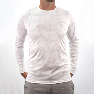 Camisas de Pesca de Manga Larga de Color Sólido para Hombre, Camisas de Pesca con Logotipo Personalizado, Camisa de Pesca de Nuevo Estilo - Product Image 4