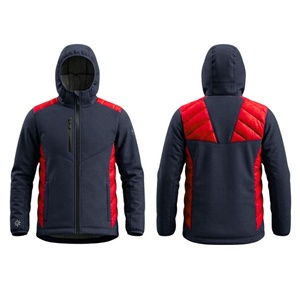 New Men's Softshell Jacket Custom Design Winter <b>Work</b> Wear Windproof Waterproof <b>Fleece</b> Lined Zip Stand Collar Hooded - Product Image 2