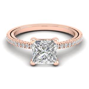 REYES – bagues de fiançailles en argent Sterling 925, faits à la main, coupe princesse, 2.14 carats, Moissanite, cadeau d'anniversaire, bijoux fins pour femmes - Product Image 1