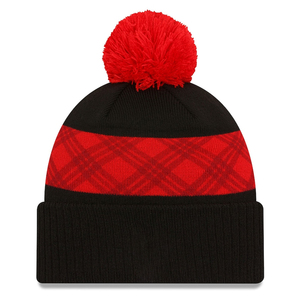 Bonnet en acrylique personnalisé avec pompon, vente en gros, couvre-chef d'hiver tendance avec logo brodé, OEM ODM, marque privée, couleur personnalisée - Product Image 4