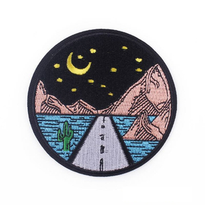 Casual Wear Custom Fabric Embroidery Patches Wholesale Low MOQ Customized Embroidery Patch for Jackets Clothes Customized - Product Image 1