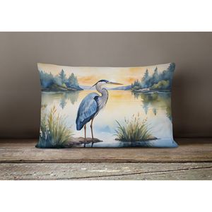Blue Heron Golden Hour 7497 Indoor/Outdoor Decorative <b>Throw</b> Pillow Washable <b>for</b> <b>Couch</b> Bed Patio Birds Birds Birds Collection - Product Image 4