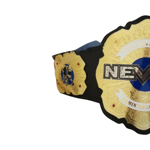 เข็มขัดแชมป์เปี้ยนเปิดน้ำหนักสำหรับผู้ชาย รุ่น Open Weight NEVER, เข็มขัดแชมป์มวยปล้ำแบบกำหนดเอง, ดีไซน์สีทองและสีดำ, ของสะสมระดับพรีเมียม - Product Image 4