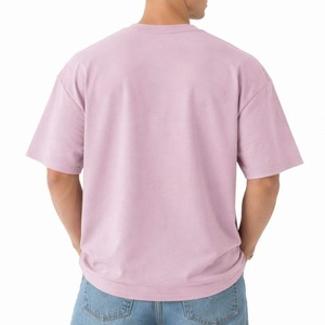 Premium Oversized T Shirt for <b>Men</b> and Women Casual Streetwear Short Sleeve Cotton Tee Custom Printed - Product Image 2