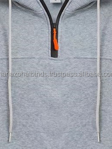 Sudaderas con Capucha de Invierno para Hombre, Casuales, Sólidas, con Media Cremallera, 100% Algodón, Logotipo y Diseño Personalizados, Ecológicas - Product Image 3
