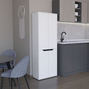 Armadio Dispensa Herrin con Quattro Ante e Cinque Ripiani Interni - Product Image 1