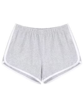 Shorts rétro pour femmes, style décontracté, avec bordure contrastante, taille élastique, mini-shorts d'été pour la plage, shorts de sport en coton de haute qualité - Product Image 6