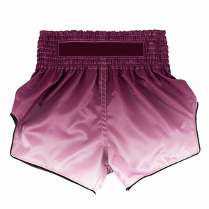 Pantalones Cortos de Artes Marciales para Mujer, Color Morado Satinado, Corte Holgado, Poliéster Elástico, Ropa para Artes Marciales Mixtas para Adultos - Product Image 1