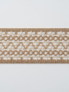 Ribete Decorativo de Algodón Natural y Yute para Manualidades del Hogar y Bordes Textiles - Product Image 3